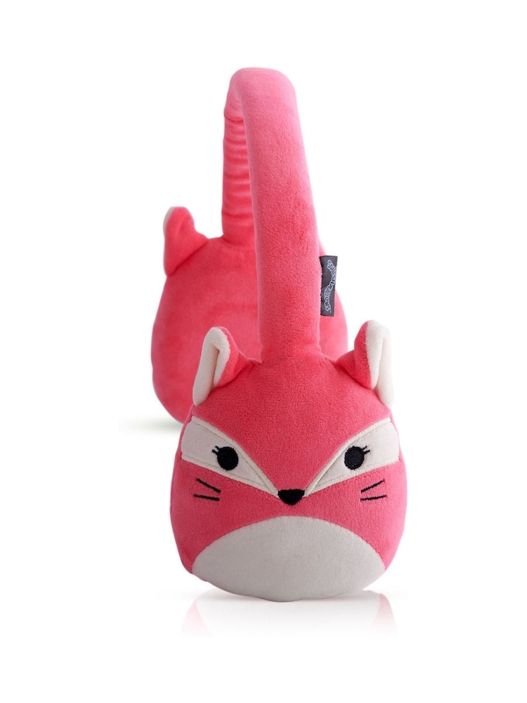 Squishmallows Pink White Plush Bluetooth Headphones - Image 2 of 4