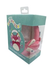 Squishmallows Pink White Plush Bluetooth Headphones - Image 4 of 4
