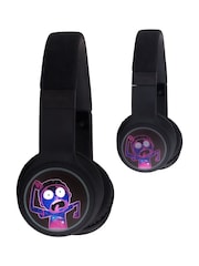 Rick and Morty Black Green Light Up Bluetooth Headphones - Image 3 of 4