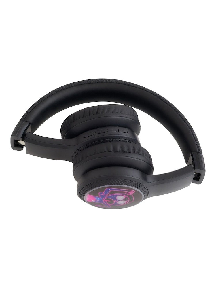 Rick and Morty Black Green Light Up Bluetooth Headphones - Image 4 of 4