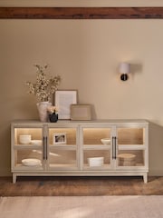Light Langton Oak Effect Extra Large Sideboard - Image 4 of 11
