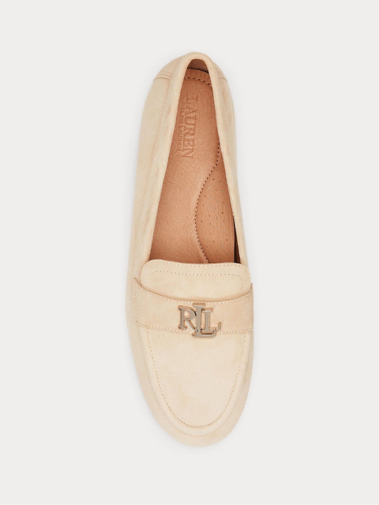 Lauren Ralph Lauren Natural Averi III Suede Loafer Shoes - Image 2 of 4 Lauren Ralph Lauren Natural Averi III Suede Loafer Shoes - Image 2 of 4