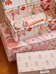 Cath Kidston Set of 3 Pink Storage Boxes - Image 3 of 4