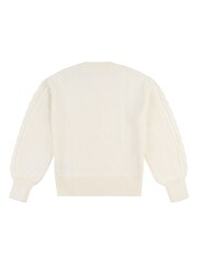 U.S. Polo Assn. Cream Multi Cable Knit Jumper - Image 7 of 7