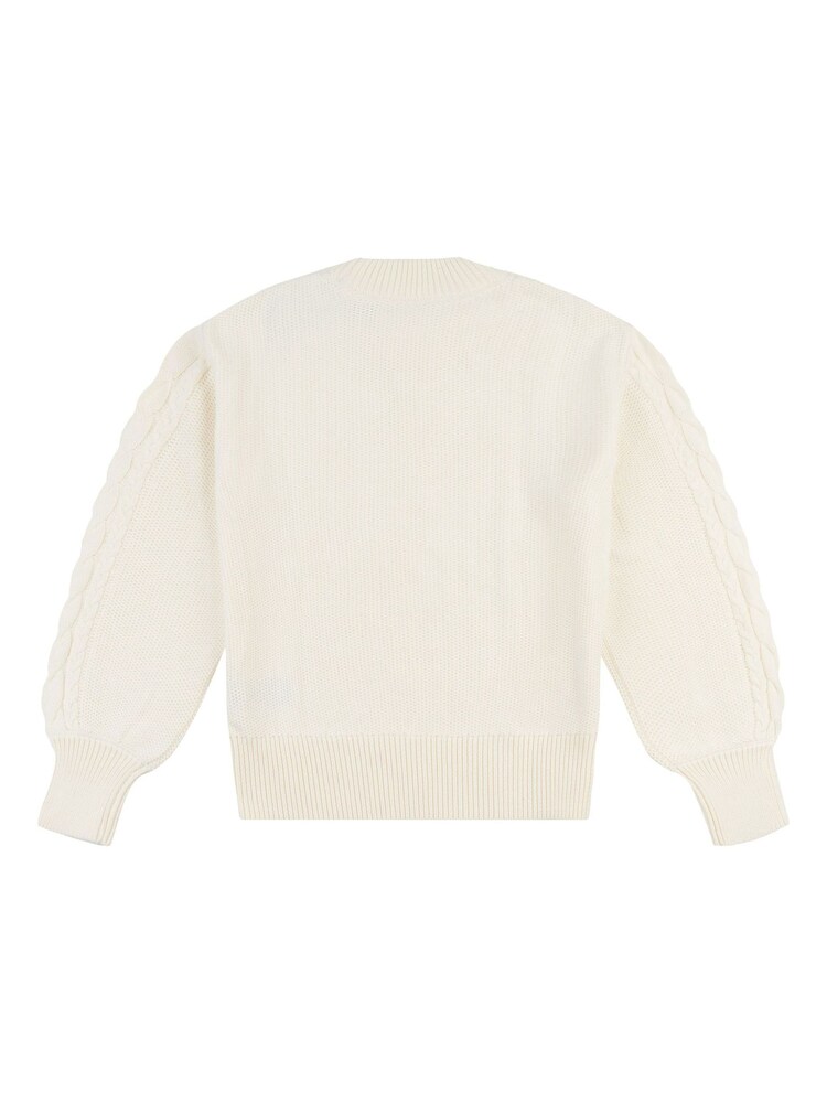 U.S. Polo Assn. Cream Multi Cable Knit Jumper - Image 7 of 7 U.S. Polo Assn. Cream Multi Cable Knit Jumper - Image 7 of 7