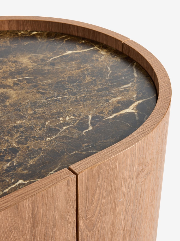 Mid Natural Nomad Oak Effect Up to 70 inch TV Unit - Image 12 of 12