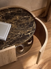 Mid Natural Nomad Oak Effect Up to 70 inch TV Unit - Image 4 of 12