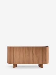 Mid Natural Nomad Oak Effect Large Sideboard - Image 8 of 11