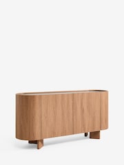 Mid Natural Nomad Oak Effect Large Sideboard - Image 9 of 11