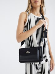 River Island Black Faux Suede Cross-Body Bag - Image 6 of 6