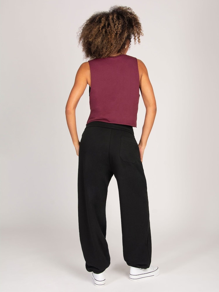 Pineapple Red Sleeveless Crop T-Shirt - Image 6 of 6 Pineapple Red Sleeveless Crop T-Shirt - Image 6 of 6