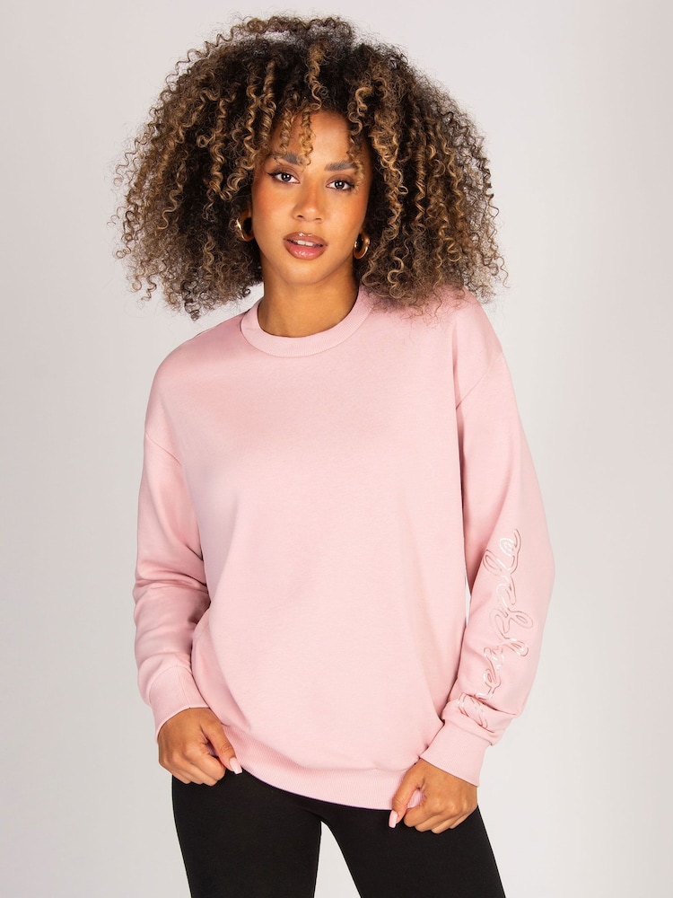 Pineapple Pink Womens Pink Sweatshirt - Image 1 of 5