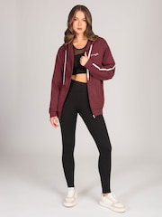 Pineapple Red Stripe Panel Zip Hoodie - Image 4 of 6