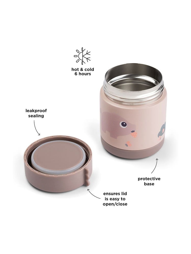 Done by Deer Pink Tiny Farm Insulated Food Jar - Image 3 of 3