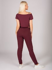 Pineapple Red Skinny Zip Joggers - Image 5 of 5