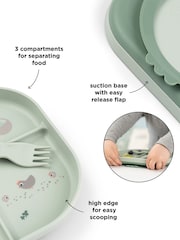 Done by Deer Green Foodie Dinner Set with Suction Tiny Farm - Image 4 of 5