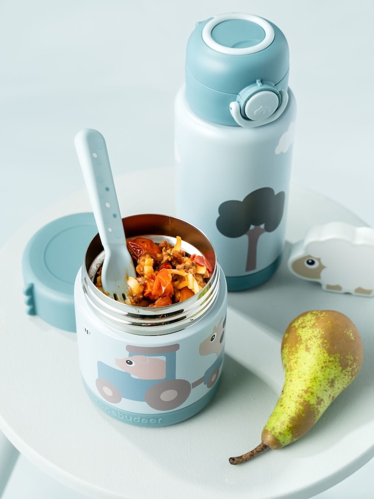 Done by Deer Blue Tiny Farm Insulated Food Jar - Image 1 of 5