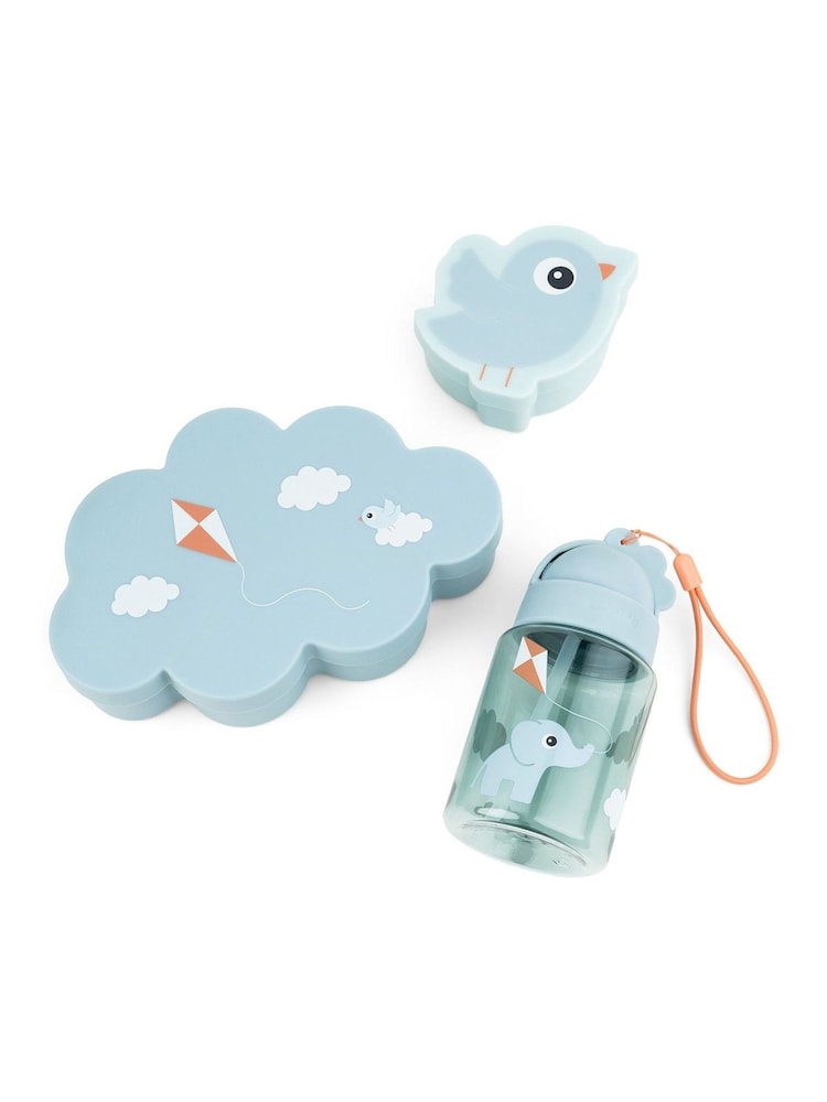 Done by Deer Blue Lunch & Snack Box with Straw Bottle Playground Powder - Image 2 of 5