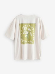 Bath & Body Works Green Daisies Cycling Shorts and T-Shirt Set - Image 8 of 11