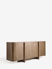 Dark Natural N. Premium Aviano Veneer Marble Large Sideboard - Image 11 of 12