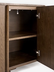 Dark Natural N. Premium Aviano Veneer Marble Large Sideboard - Image 12 of 12