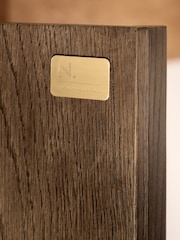 Dark Natural N. Premium Aviano Veneer Marble Large Sideboard - Image 8 of 12