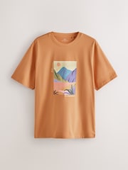 Blue/Orange Amalfi Graphic Short Sleeve Jersey Pyjamas Set 2 Pack - Image 10 of 16