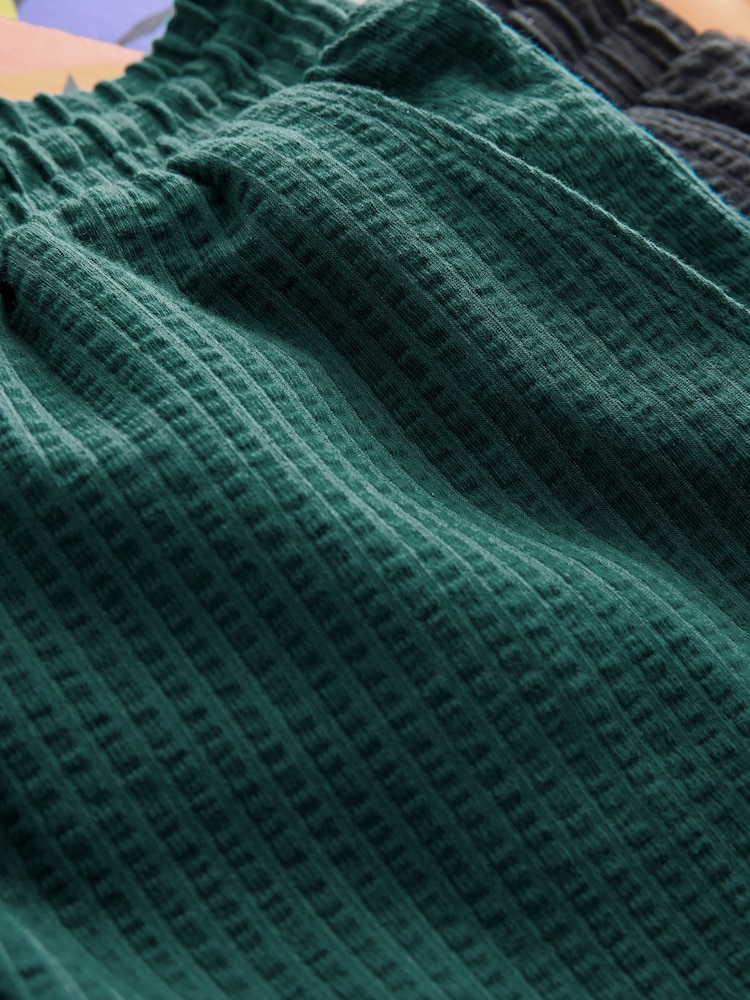 Blue/Orange Amalfi Graphic Short Sleeve Jersey Pyjamas Set 2 Pack - Image 16 of 16