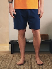 Blue/Orange Amalfi Graphic Short Sleeve Jersey Pyjamas Set 2 Pack - Image 6 of 16