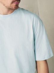 Azul/Laranja - Linen Blend Woven Stripe Pyjamas Set 2 Pack - Imagem 8 de 16