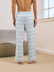 Blue Check Woven Pyjama Bottoms 2 Pack - Image 6 of 11