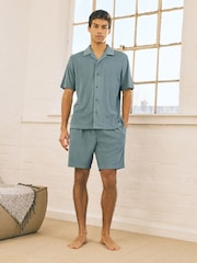 Green Short Sleeve Toweling Set - Image 1 of 11
