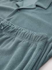 Green Short Sleeve Toweling Set - Image 10 of 11