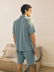 Green Short Sleeve Toweling Set - Image 3 of 11