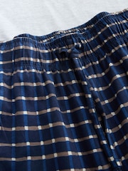 Blue/Neutral Short Sleeve Jersey Pyjamas Set - Image 10 of 10