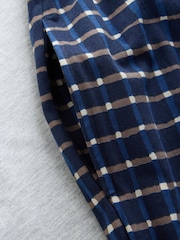 Blue/Neutral Short Sleeve Jersey Pyjamas Set - Image 9 of 10