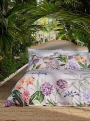 Yellow Palm House Kew Garden 600TC Sateen Duvet Cover and Pillowcase Set - Image 1 of 7