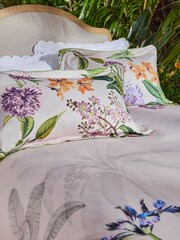 Yellow Palm House Kew Garden 600TC Sateen Duvet Cover and Pillowcase Set - Image 4 of 7