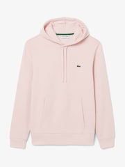 Lacoste Pink Logo Cotton Hoodie - Image 5 of 8