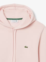 Lacoste Pink Logo Cotton Hoodie - Image 8 of 8