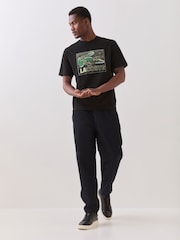 Lacoste Classic Fit Printed Cotton T-Shirt - Imagen 2 de 9