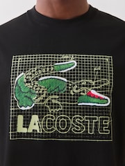 Lacoste Classic Fit Printed Cotton T-Shirt - Imagen 4 de 9