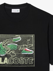 Lacoste Classic Fit Printed Cotton T-Shirt - Imagen 9 de 9