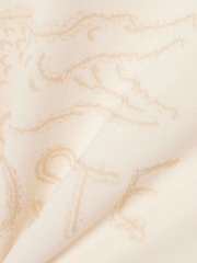 Lacoste Brown Classic Fit Printed Cotton T-Shirt - Image 4 of 4