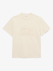 Braun - Lacoste Classic Fit T-Shirt aus bedruckter Baumwolle - Bild 5 von 8