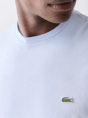 Lacoste Crystal White Luxury Pima Cotton T-Shirt - Image 4 of 7
