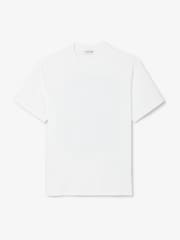 Lacoste White Classic Fit Back Print Heavy Cotton T-Shirt - Image 2 of 4