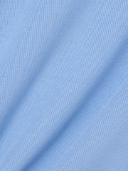 Lacoste Blue Classic Fit  Collar Ribbed Polo Shirt - Image 7 of 7