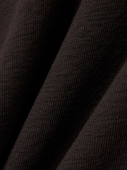 Lacoste Brown Jersey Open Neck Polo Shirt - Image 4 of 4