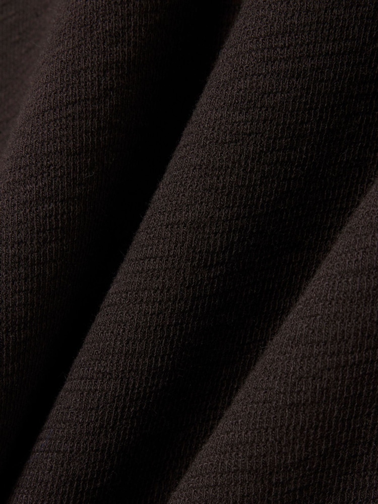 Lacoste Brown Jersey Open Neck Polo Shirt - Image 4 of 4